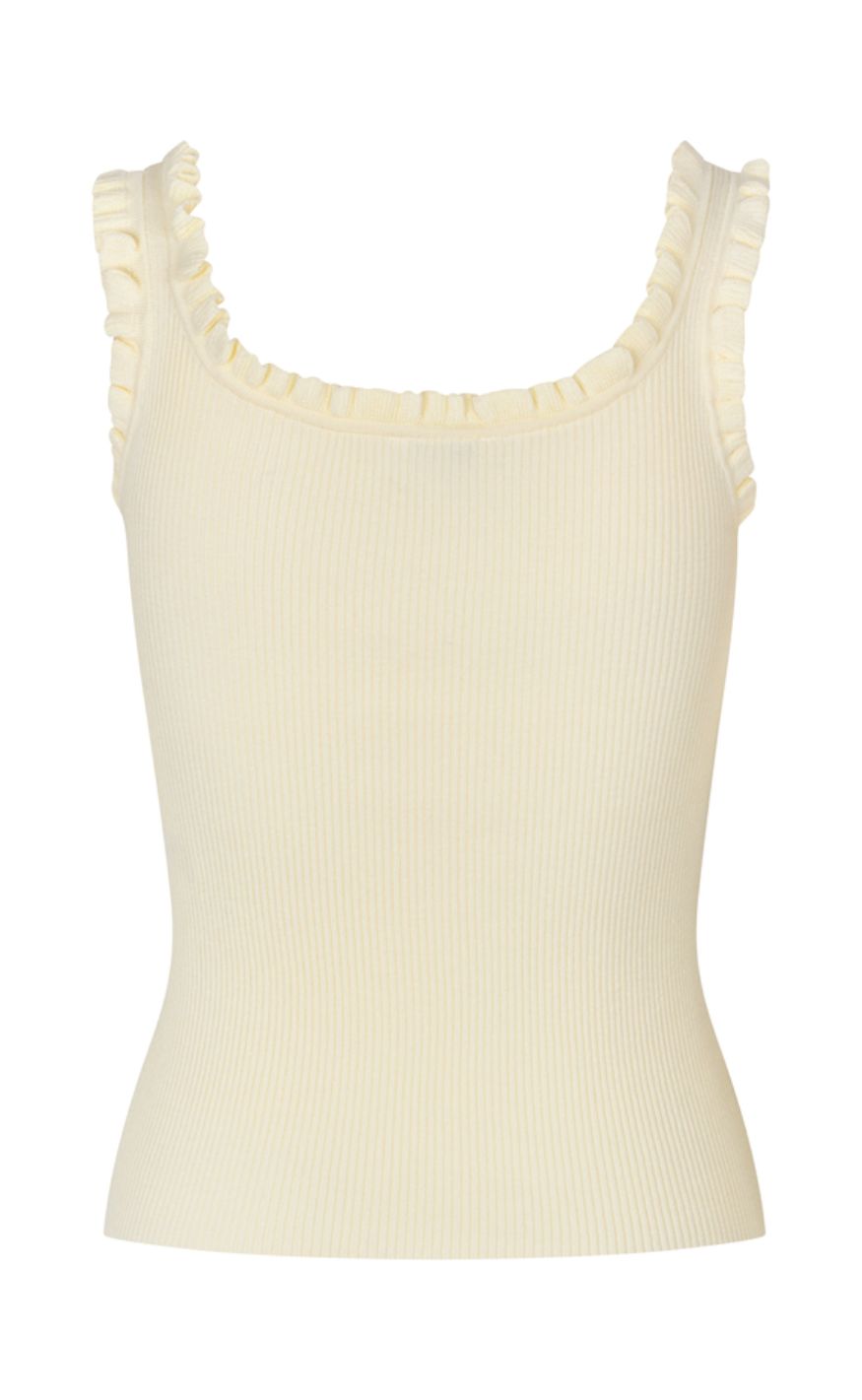 MbyM Topp - Elinne - Ivory Yellow