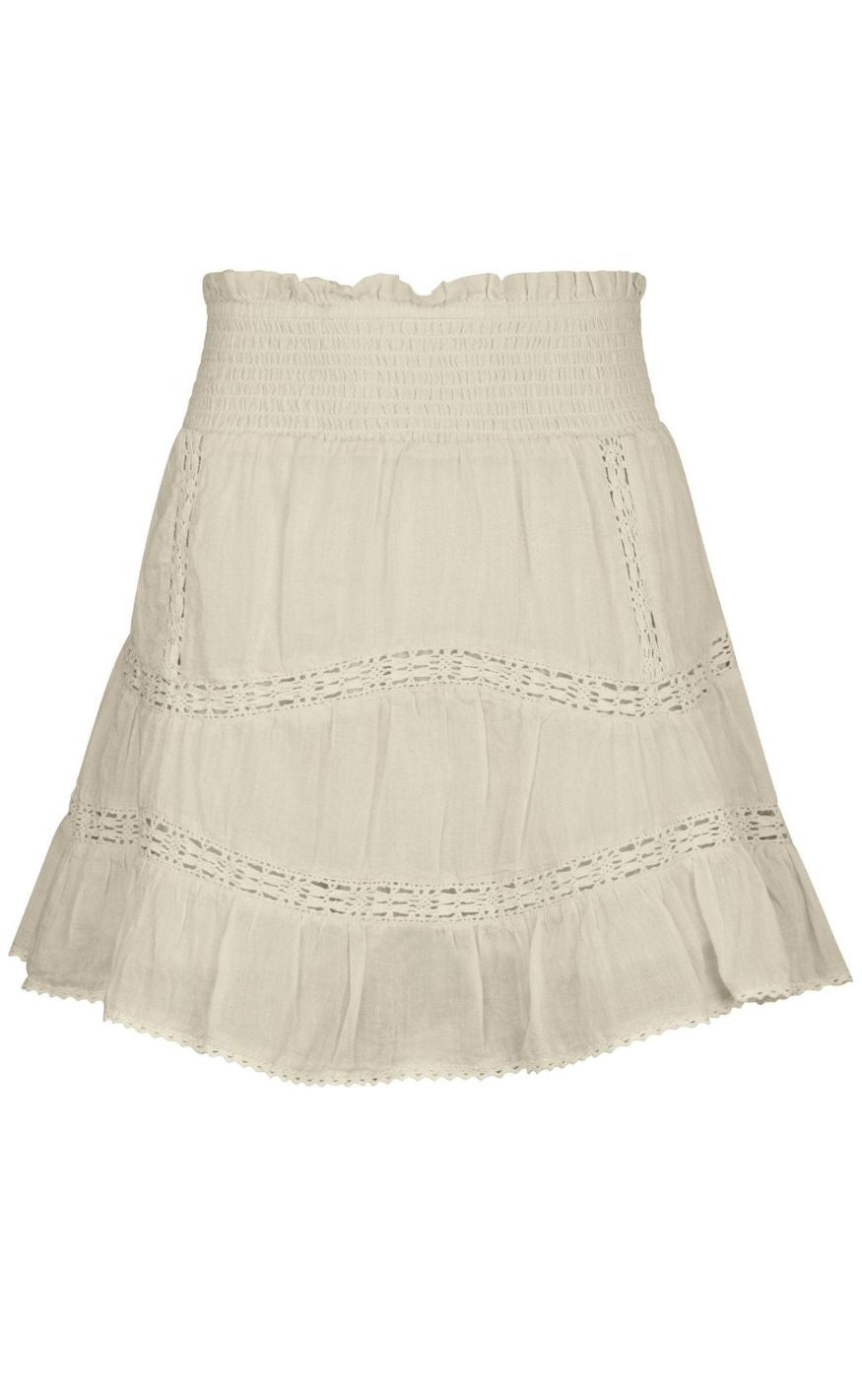 Neo Noir Skjørt - Robby S Voile - Light Yellow