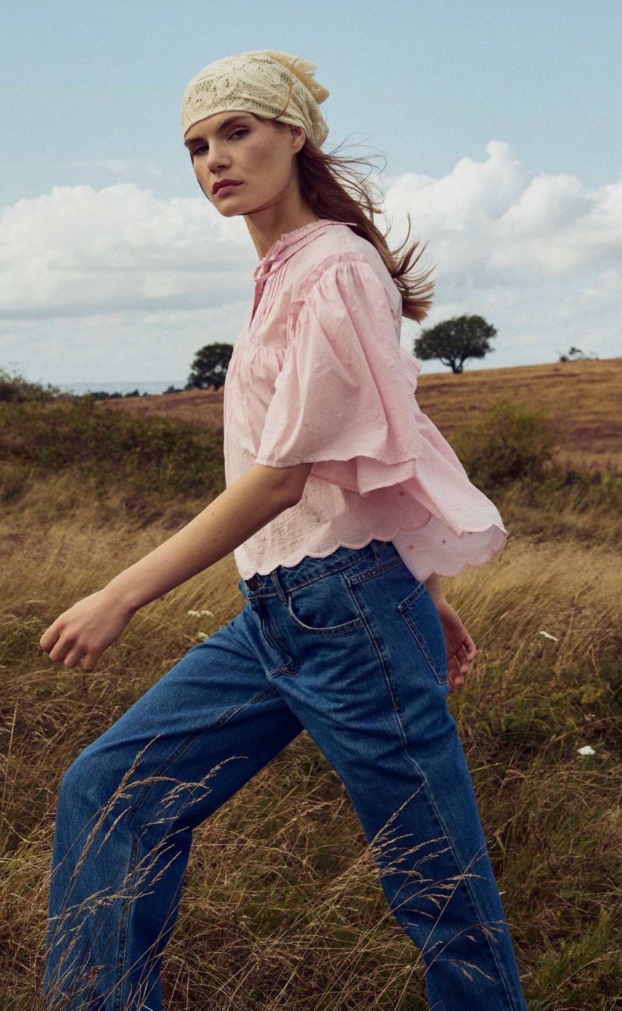 Noella Bluse - Marielle - Blush Pink