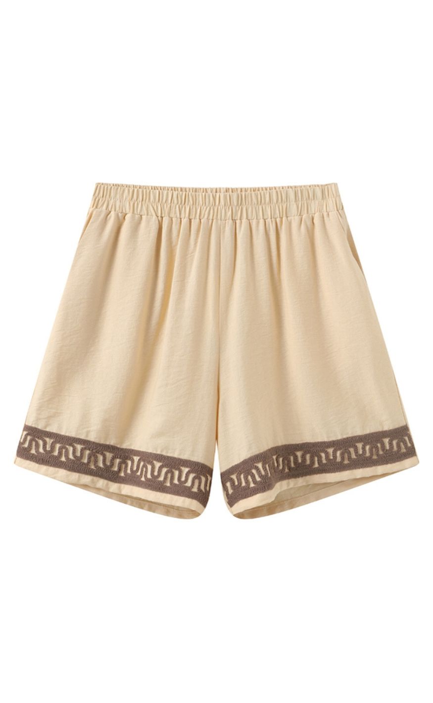 Luxzuz Shorts - Valeria - Soft Yellow 1029