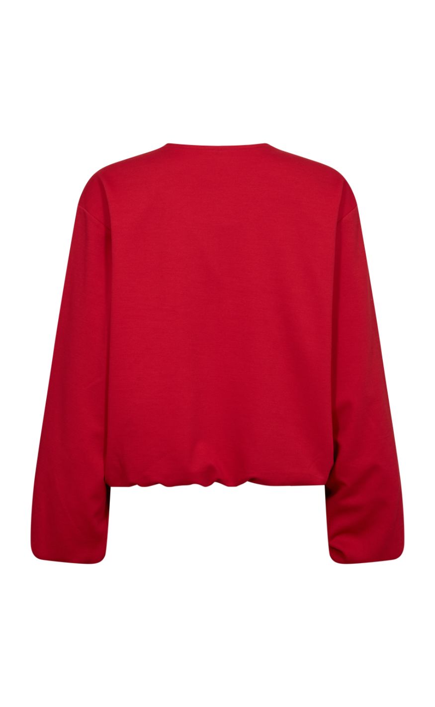 Freequent Jakke - Nanni Zip - True Red