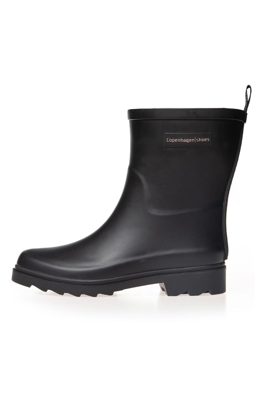 Copenhagen Shoes Støvler - Rubber Boot - Black