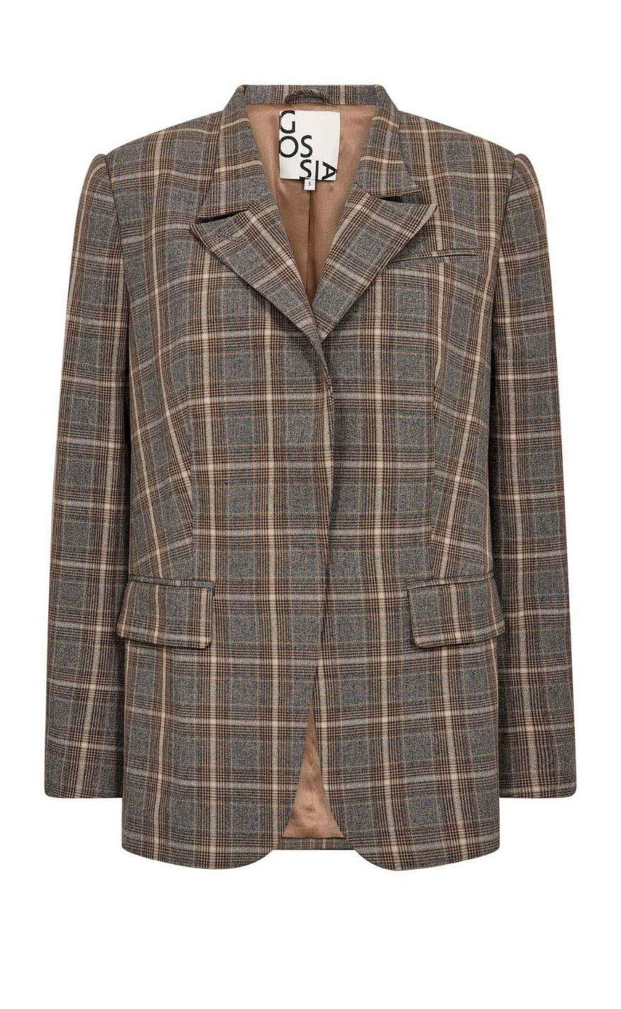 Gossia Blazer - Elli - Brown Checks