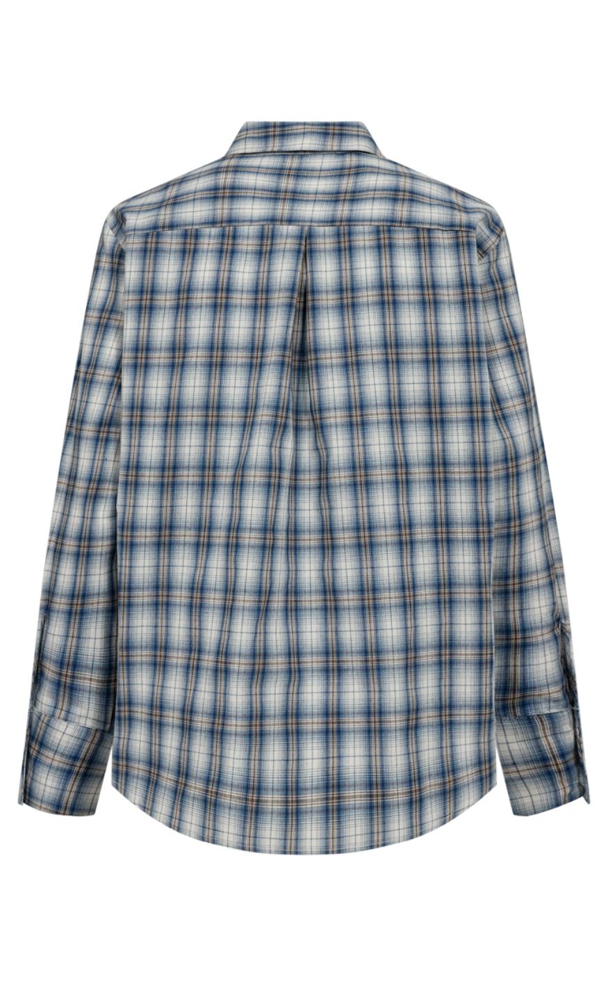 Freequent Skjorte - Mika - Star Off-white w. Navy Blazer