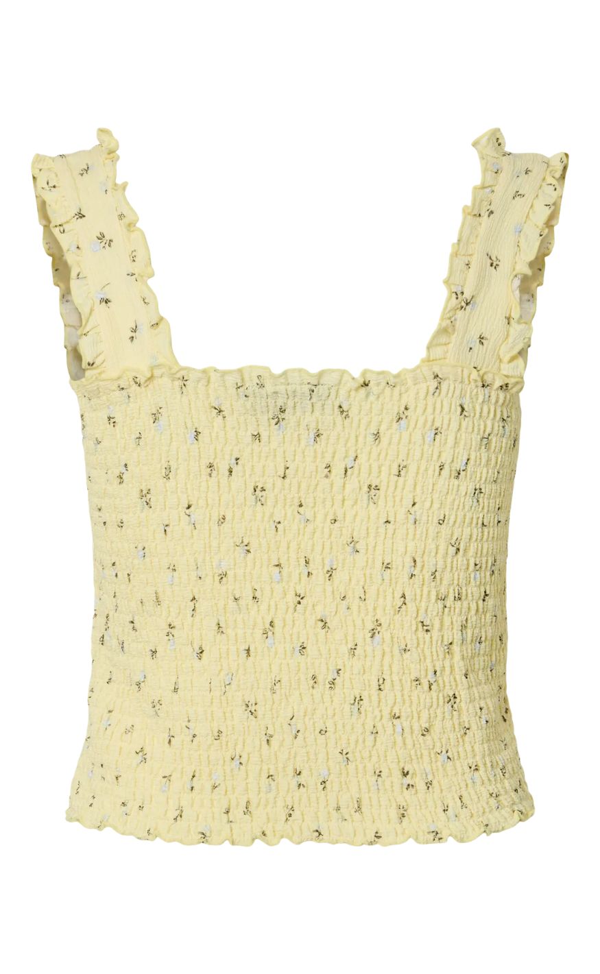 Pieces Topp - Betty - French Vanilla Flower