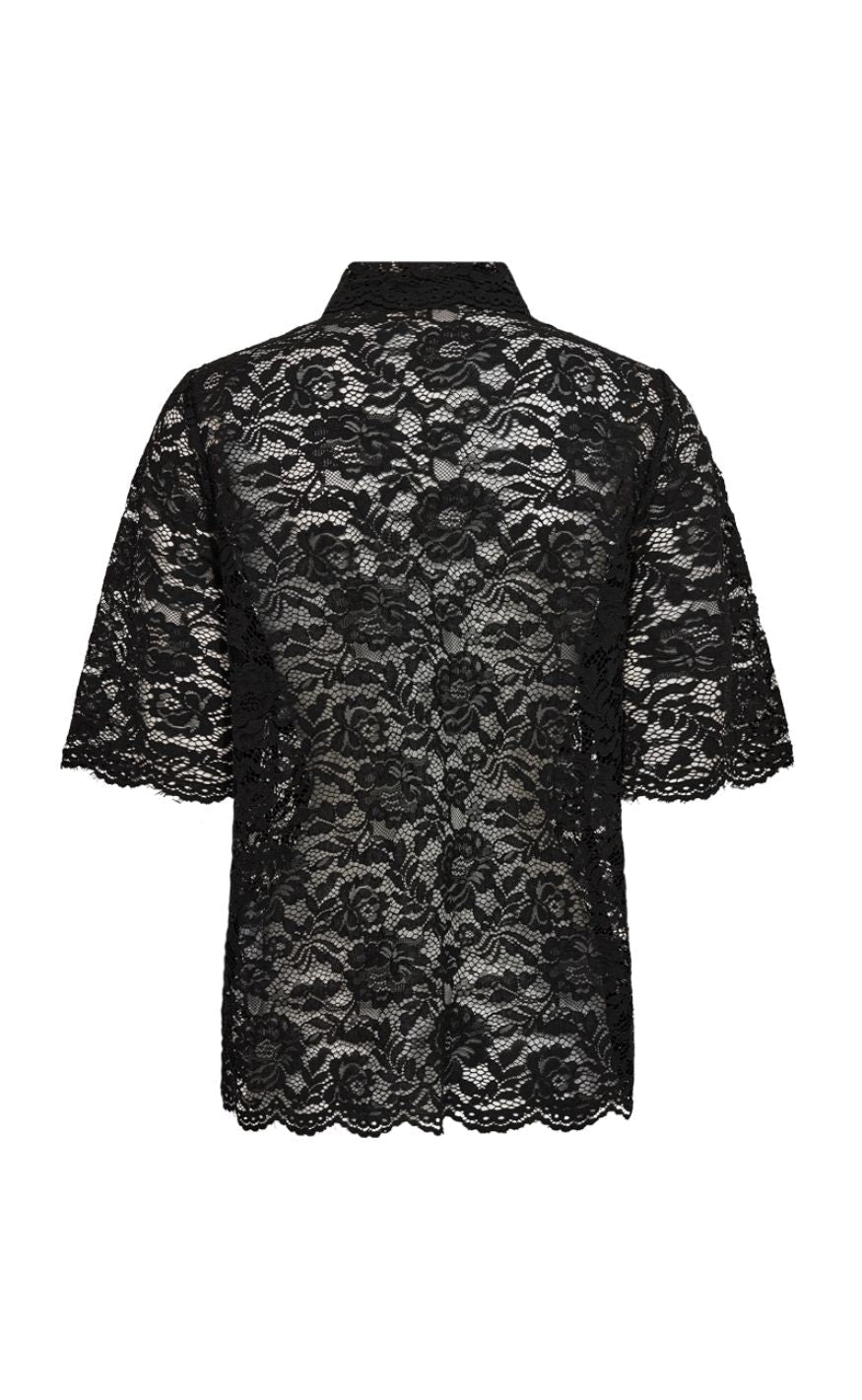 Freequent Skjorte - Lacina - Black