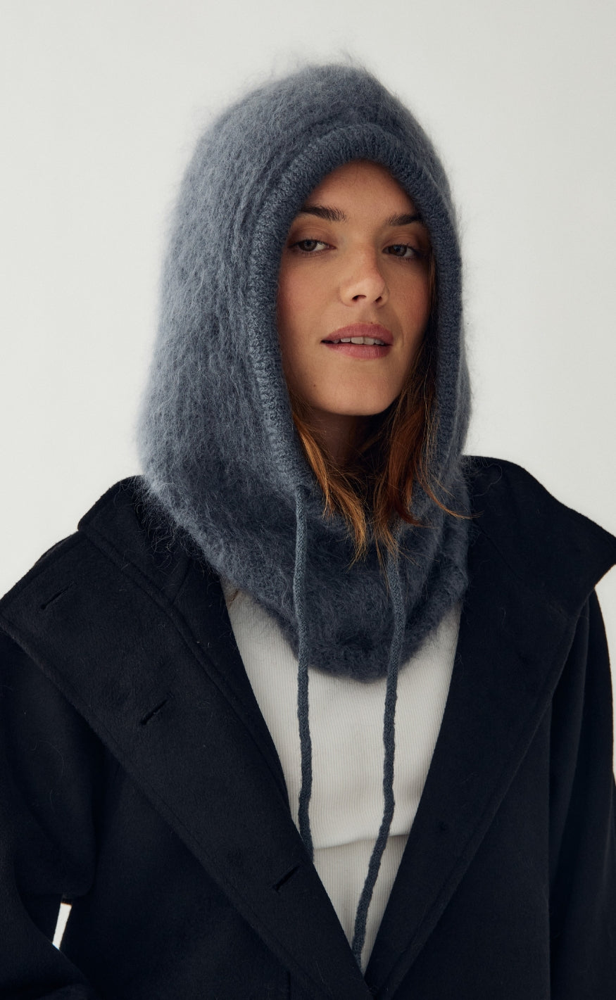 Noella Balaclava - Merle - Medium Grey Melange