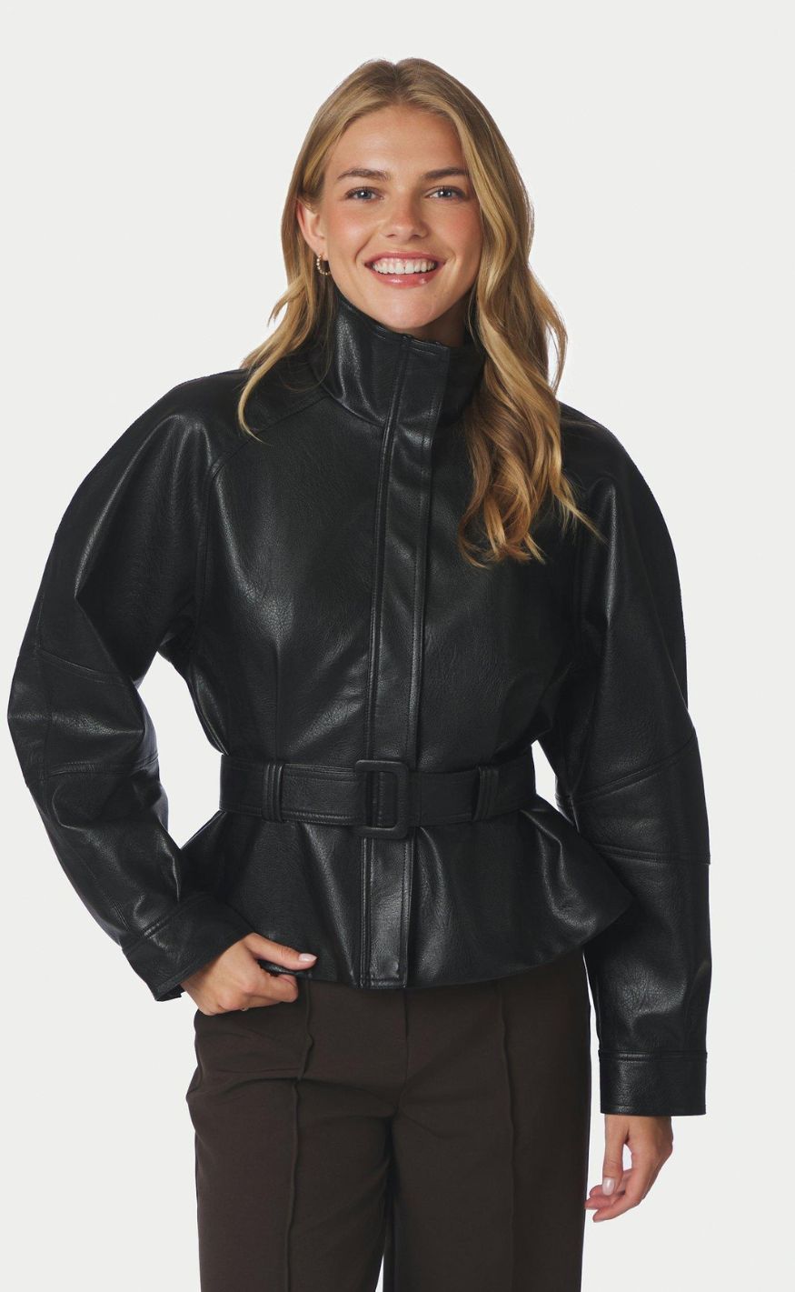 Neo Noir Jakke - Jaclyn Faux - Black