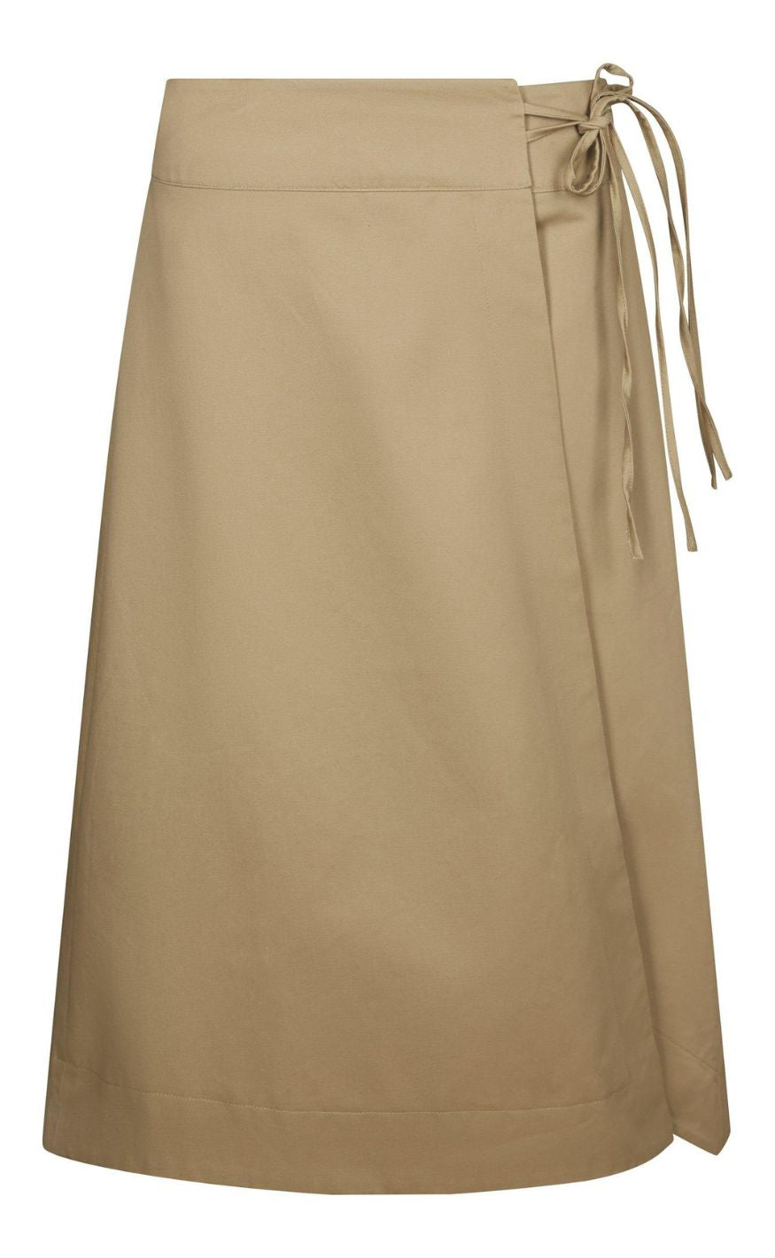Neo Noir Skjørt - Juna Twill - Taupe