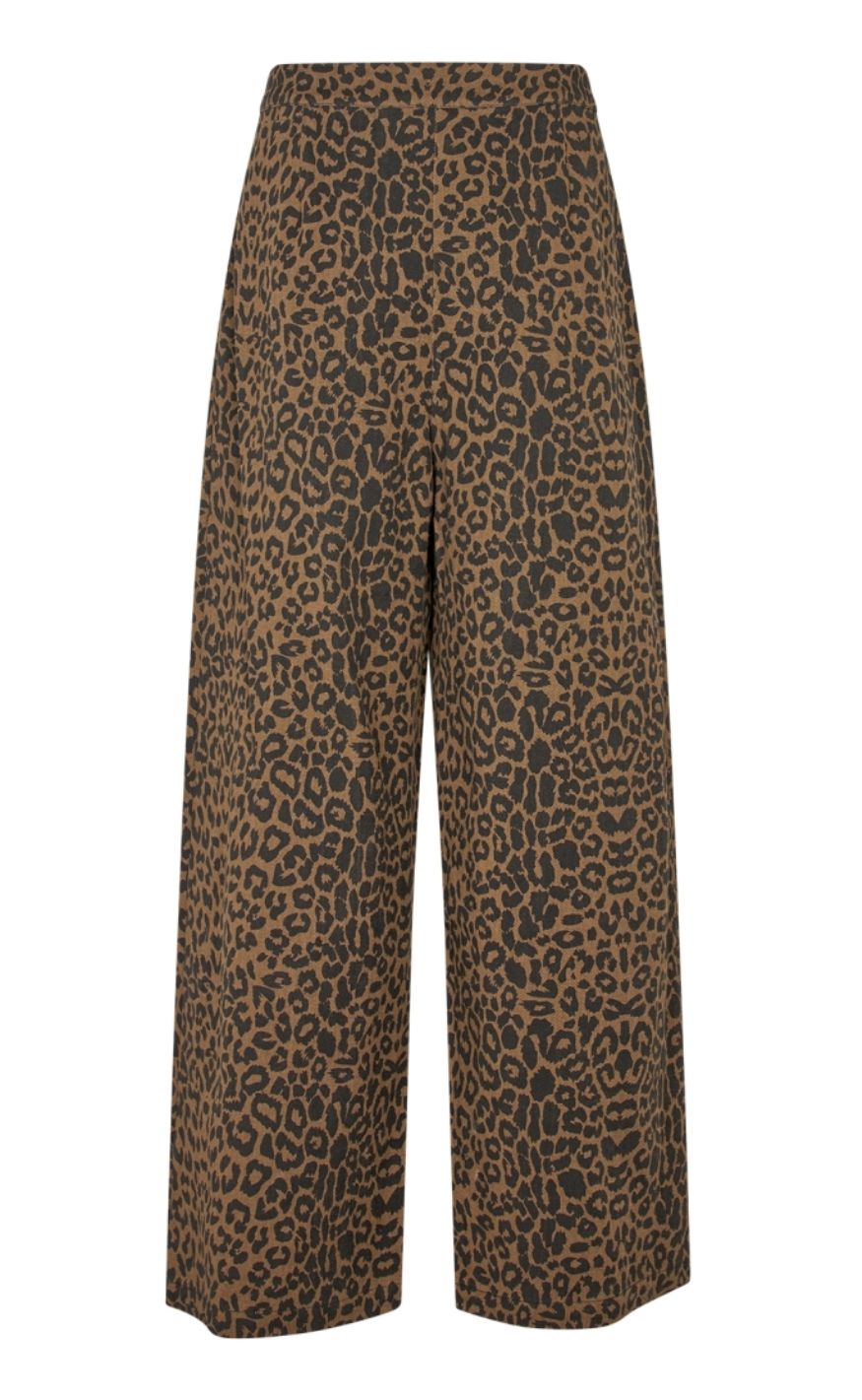 Lollys Laundry Bukser - Zola - Leopard Print