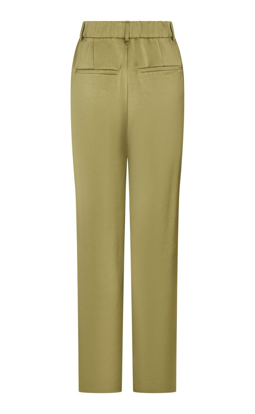 Neo Noir Bukser - Emmett Heavy Sateen - Sage Green