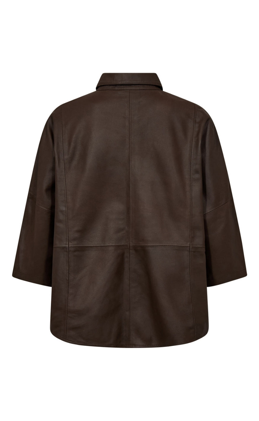 Depeche Skjorte - Tenna - Brown