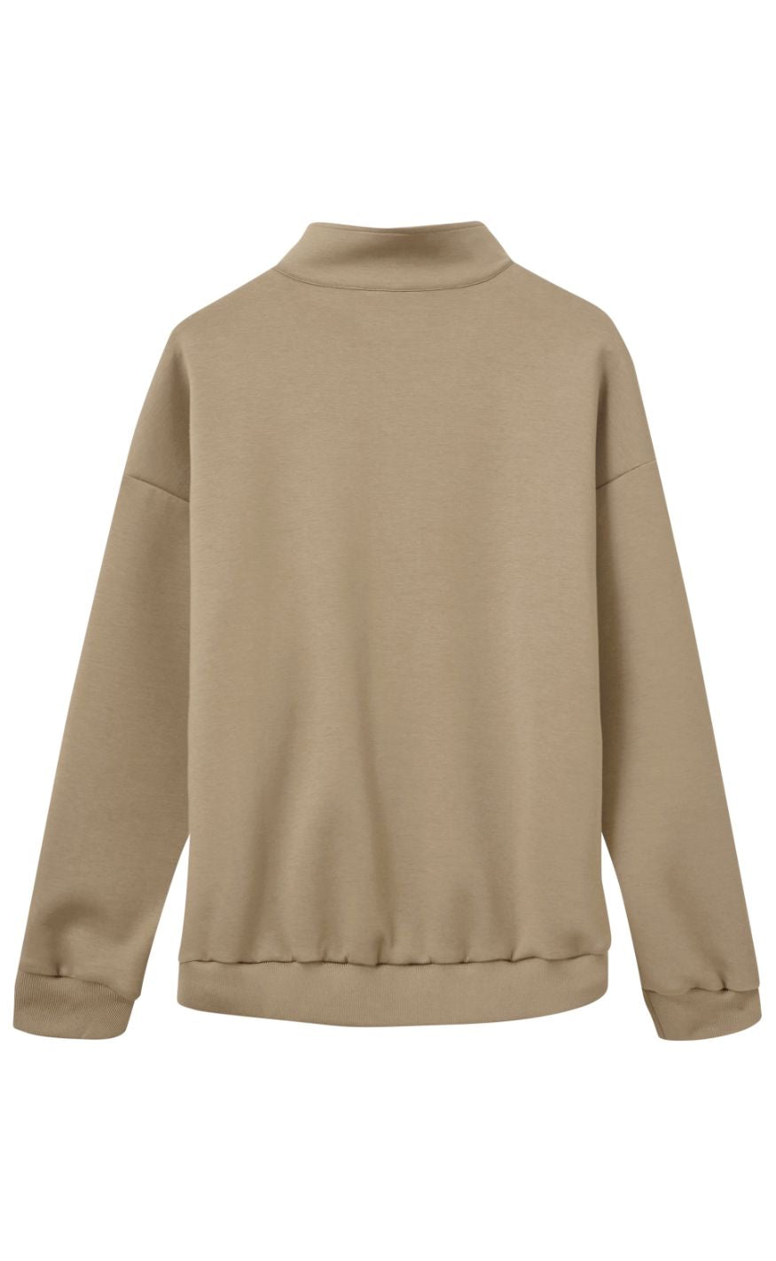 H2O Sweatshirt - Birkholm Essential Midlayer O'Neck - Warm Grey