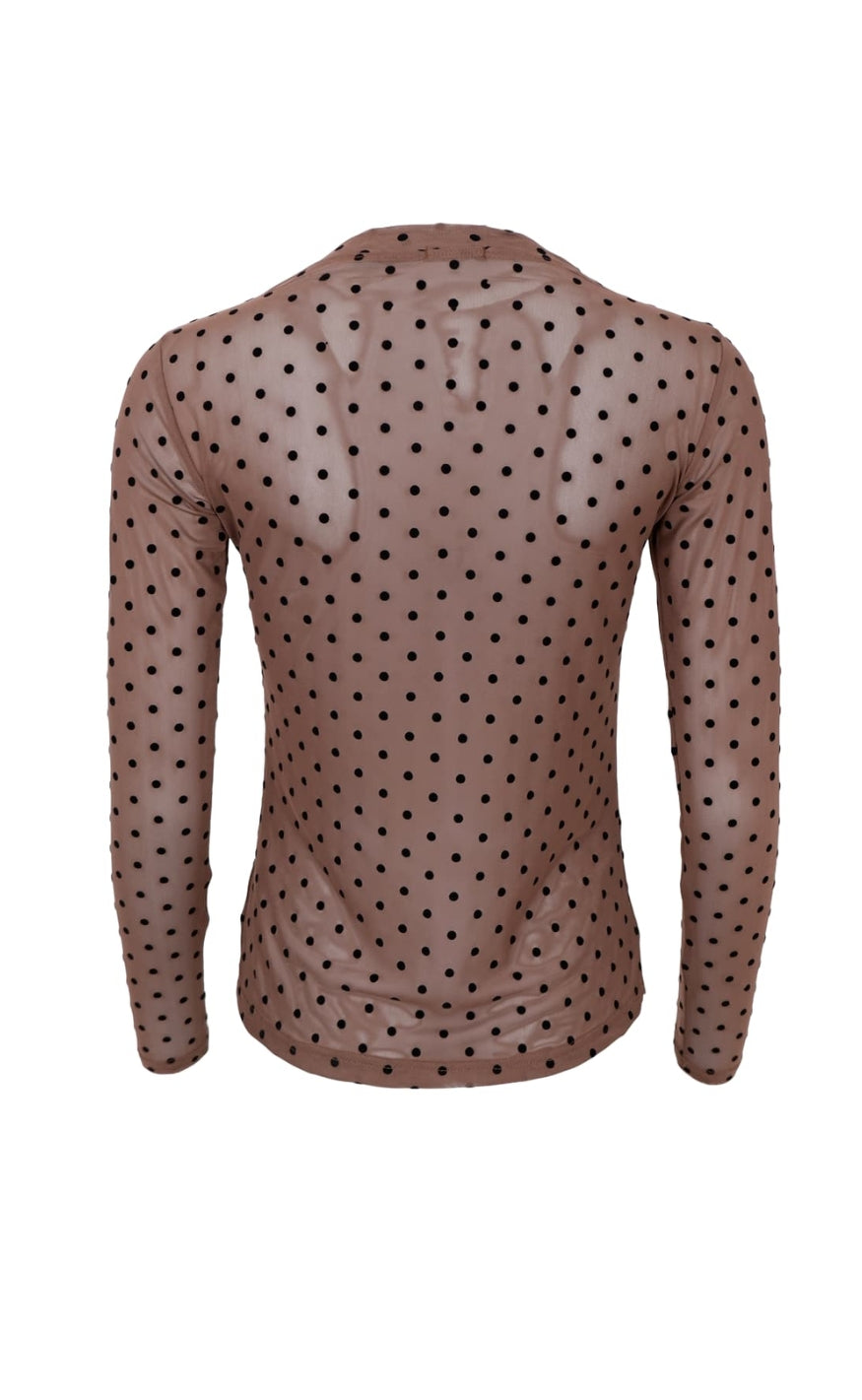 Black Colour Bluse - Jennie - Espresso