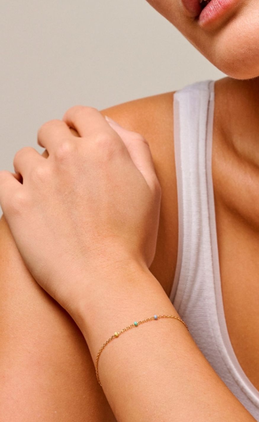 ENAMEL Copenhagen Armbånd - Lola Simple - Citrus Sky