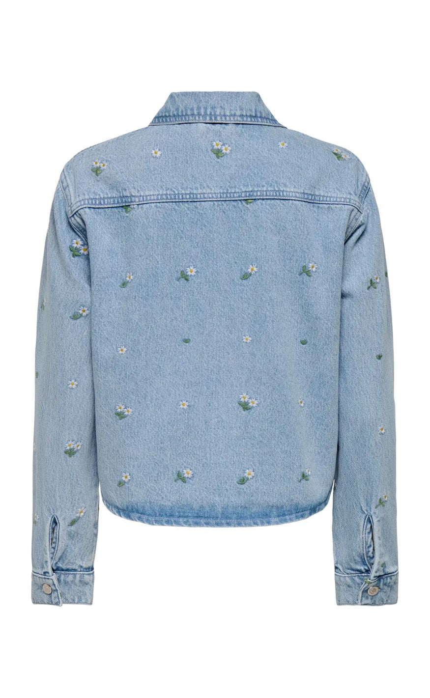 ONLY Skjorte - Cassie - Light Blue Denim