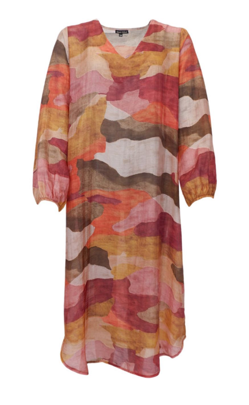 Black Colour Kjole - Zella Sheer - Burnt Wine