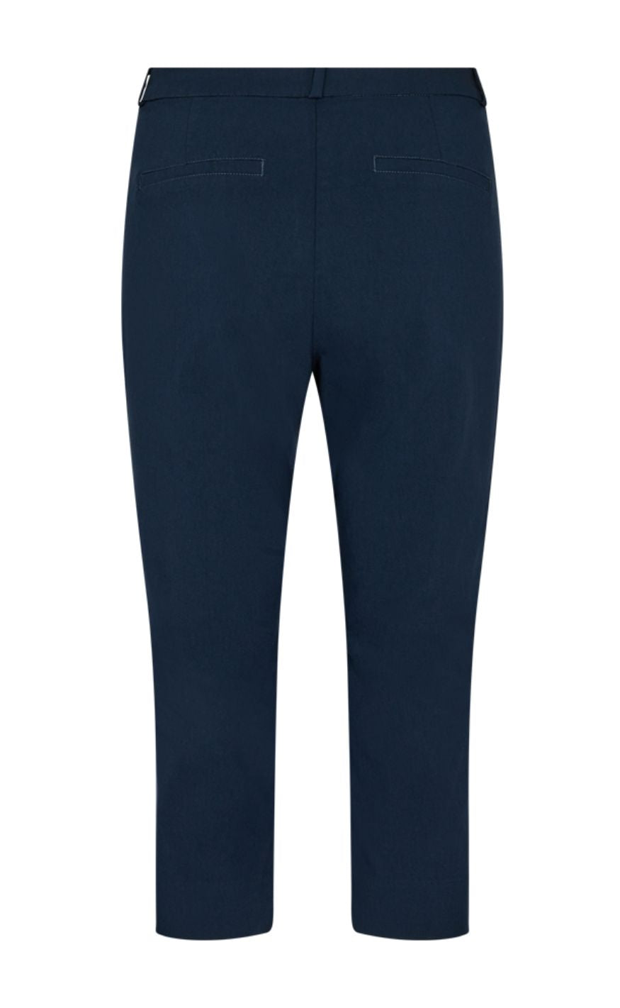 Freequent Bukser - Solvej Capri - Navy Blazer