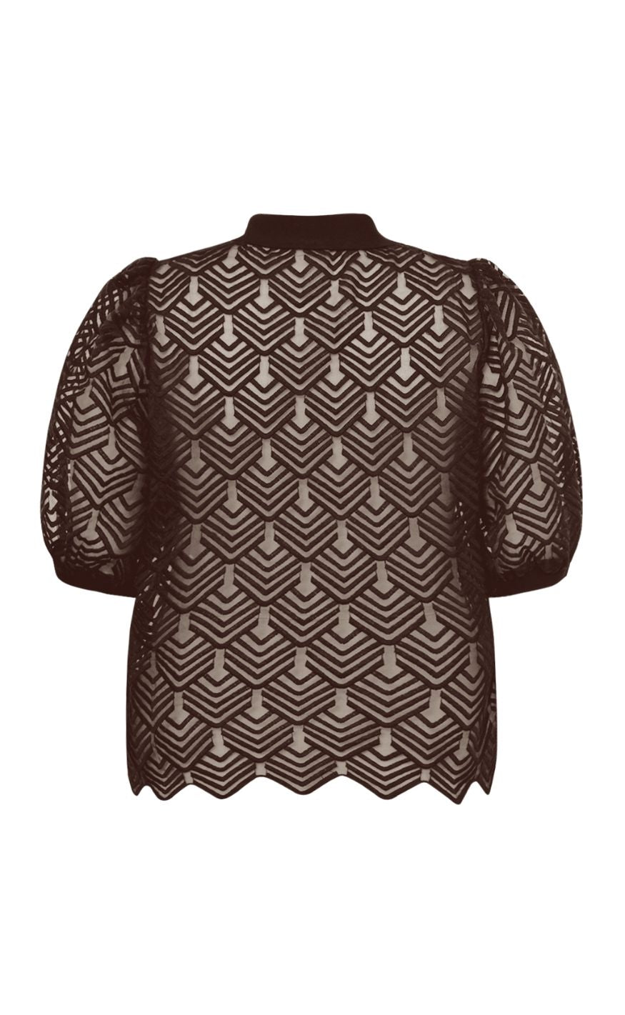 Gossia T-shirt - Ava Polo - Chocolate