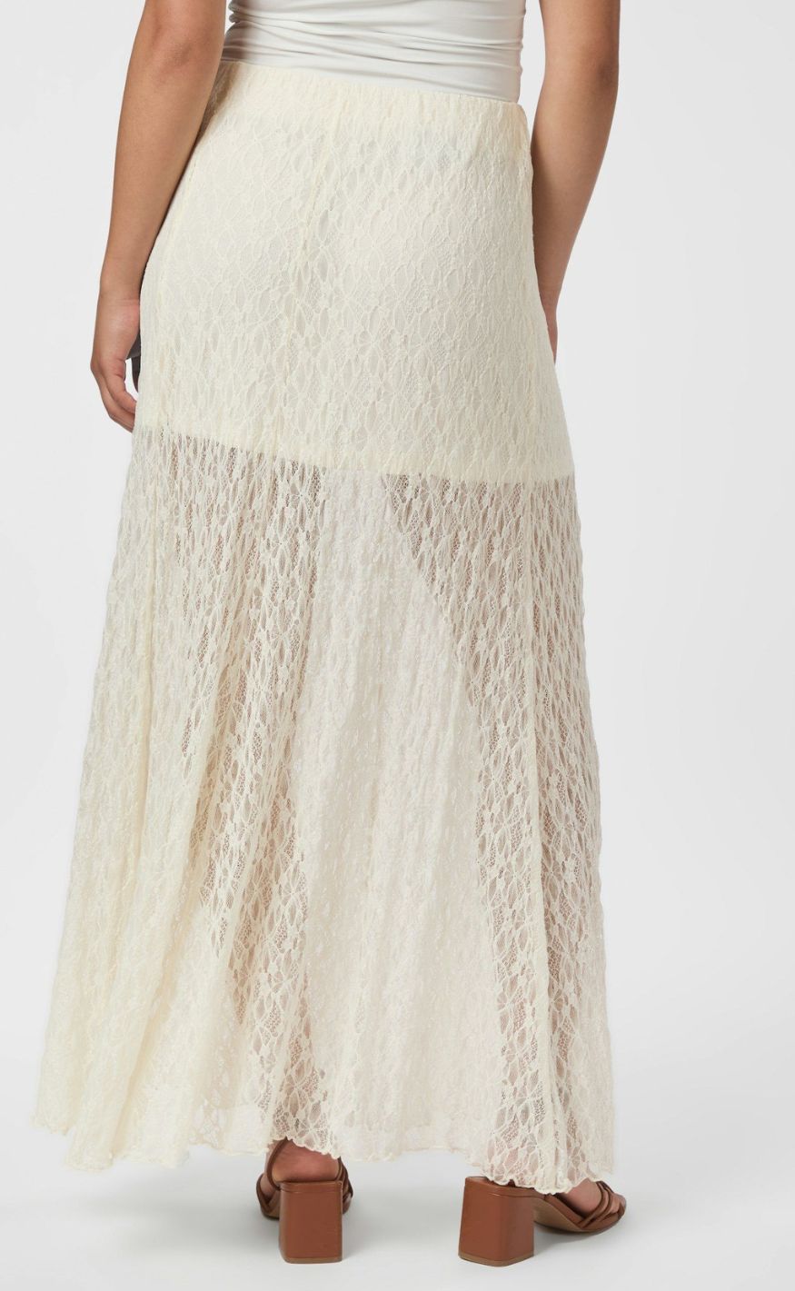 Neo Noir Skjørt - Mariya Lace - Off White