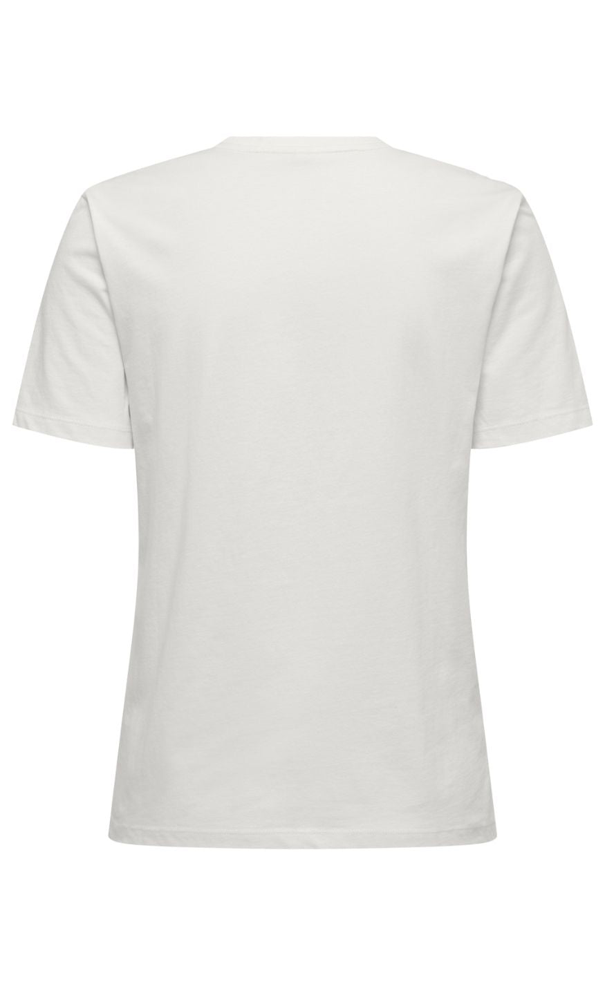 ONLY T-shirt - Kita Shell - White