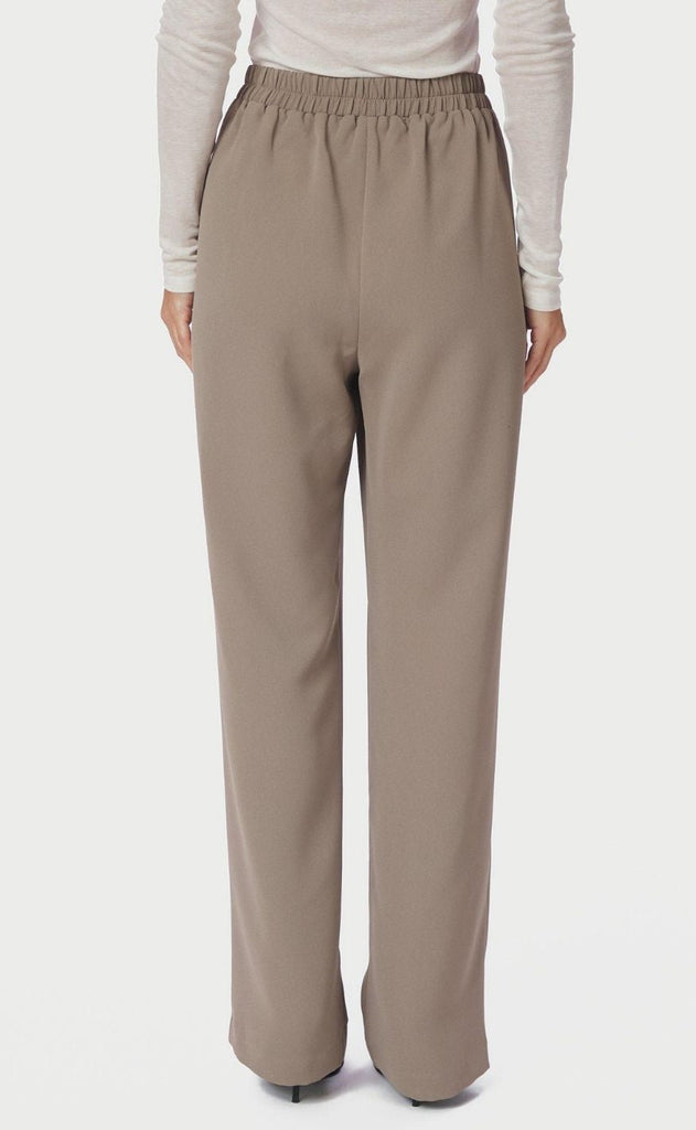 Neo Noir Bukser - Lunet Crepe - Taupe