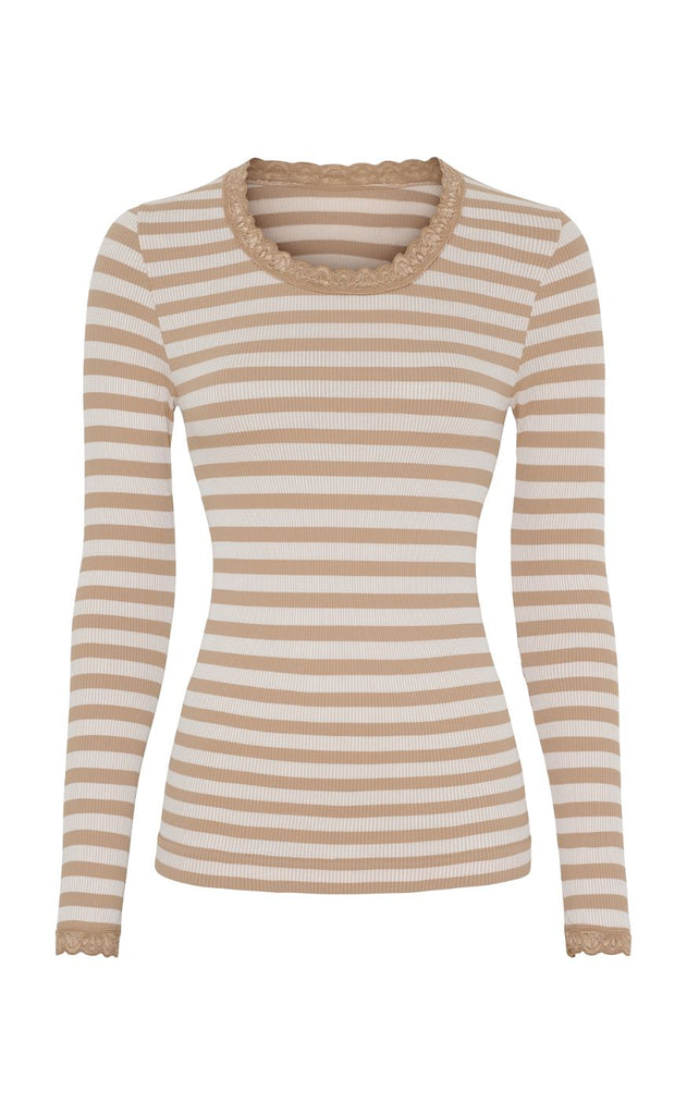 Tim & Simonsen Bluse - Isa Frida - Nudo/Bianco