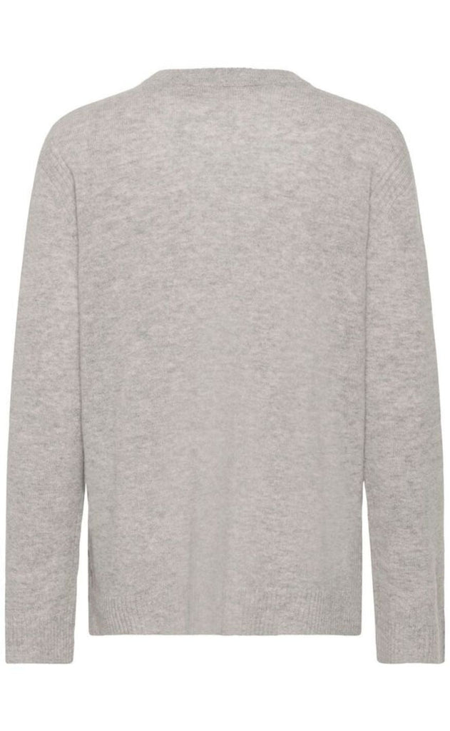 Culture Pullover - Bjanca Arrow - Mid Grey Melange