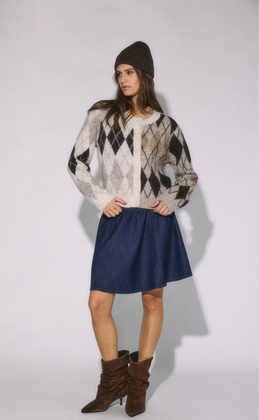 Noisy May Cardigan - Bless - Birch Argyle