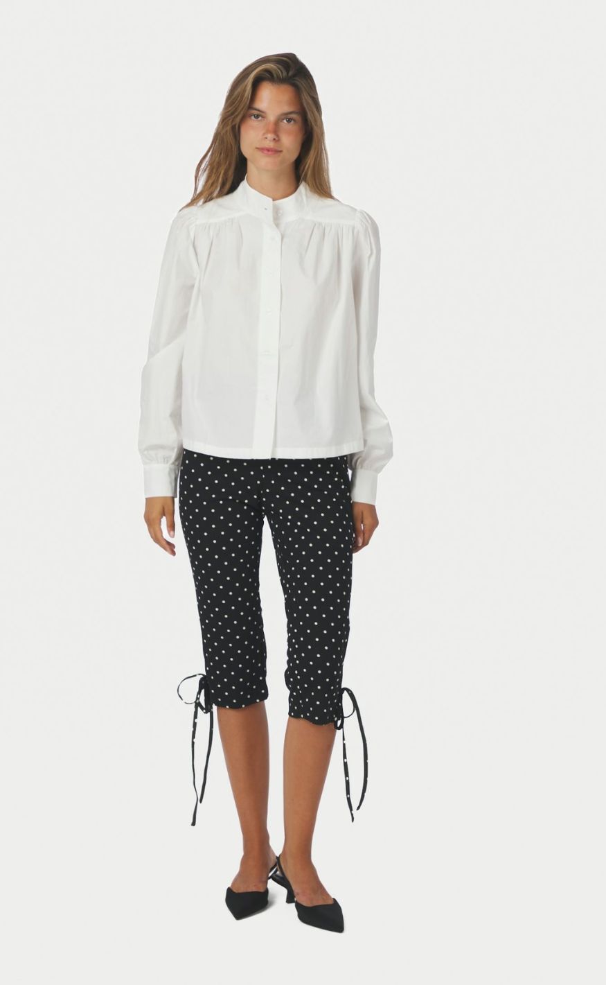 Neo Noir Bukser - Juan Dot Capri - Black