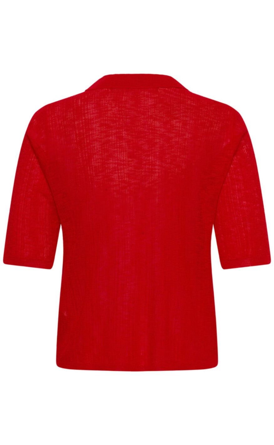 Culture T-shirt - Augustine SS Polo - Fiery Red