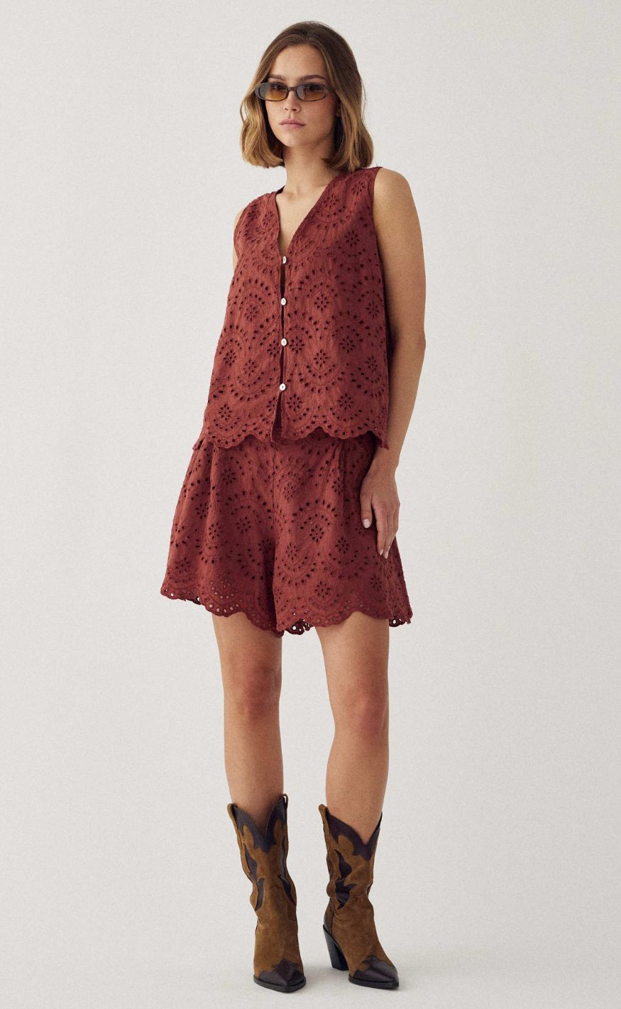 Noella Shorts - Maven MW - Terracotta