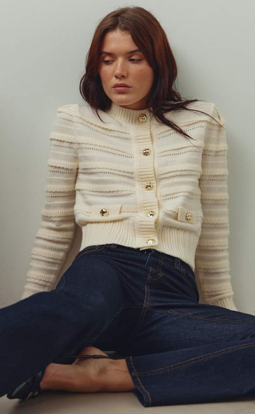 Noella Cardigan - Madison - Ivory