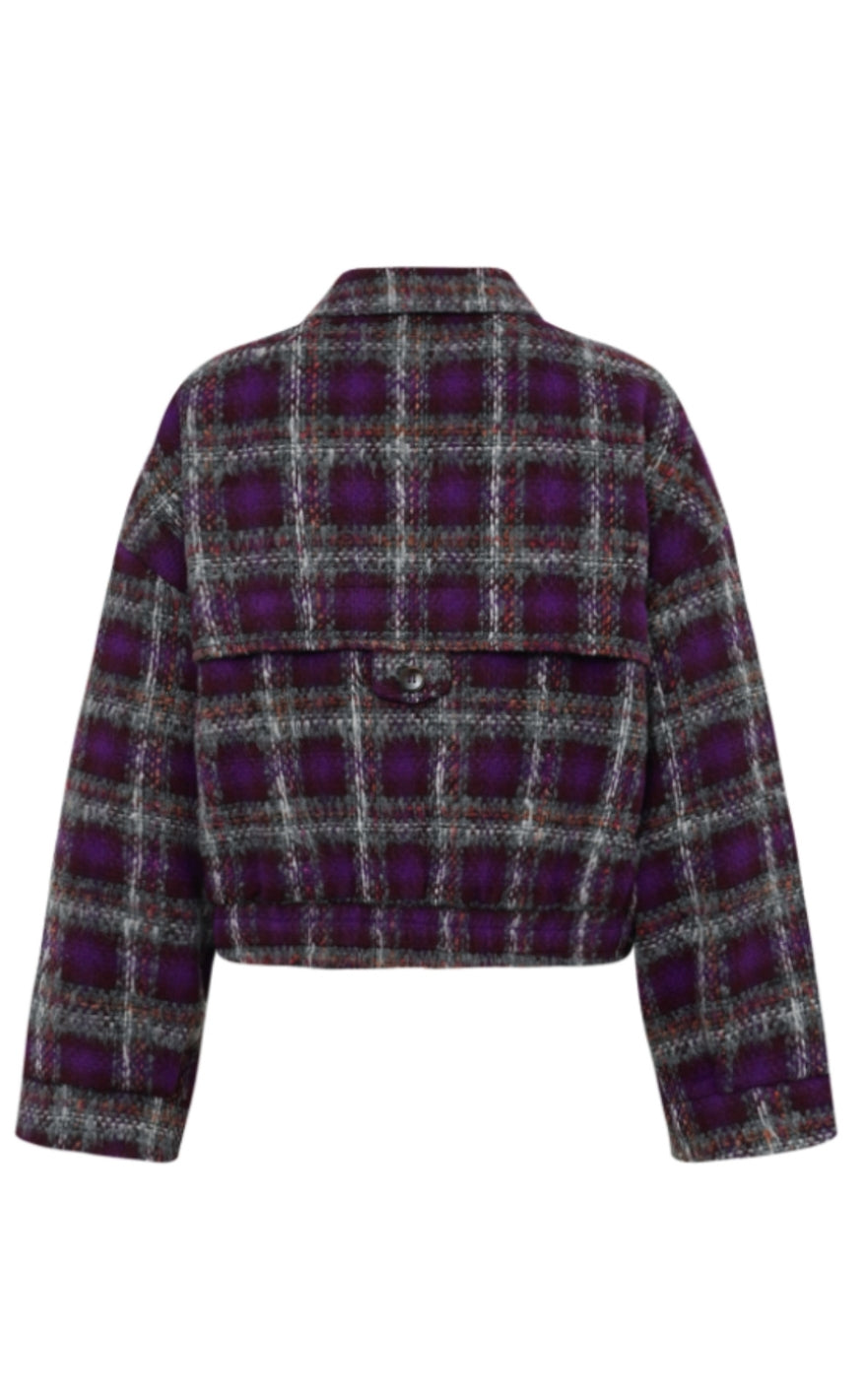Lollys Laundry Jakke - Tarlow - Dark Lavender