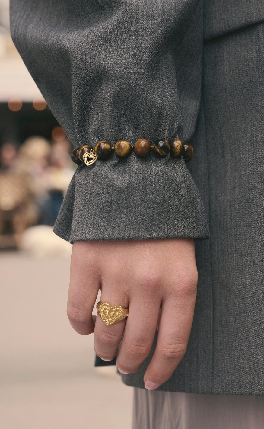 Maanesten Armbånd - Mary - Gold Colour