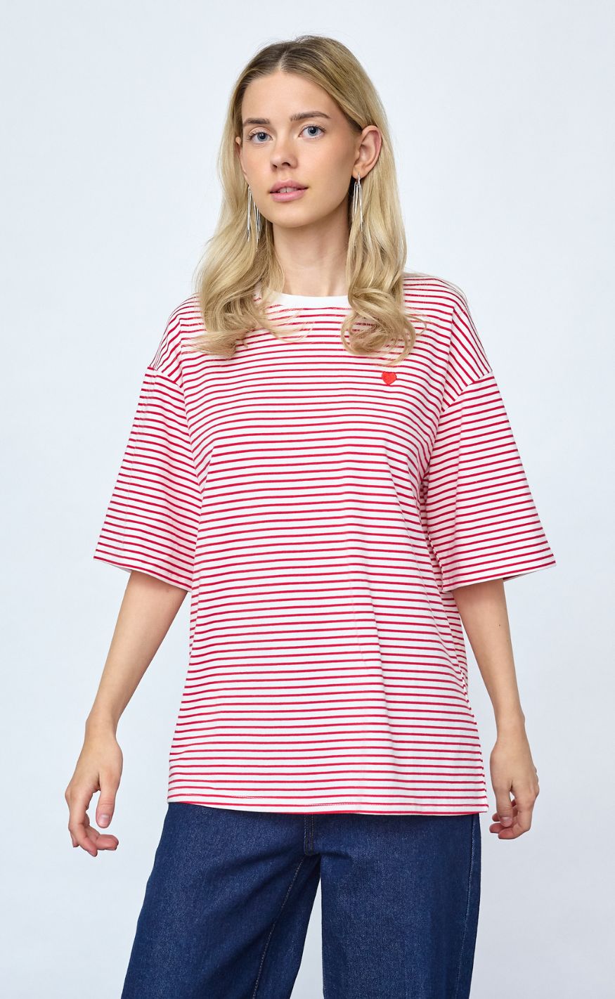 Sisters Point T-shirt - VEZ-SS - White/Red