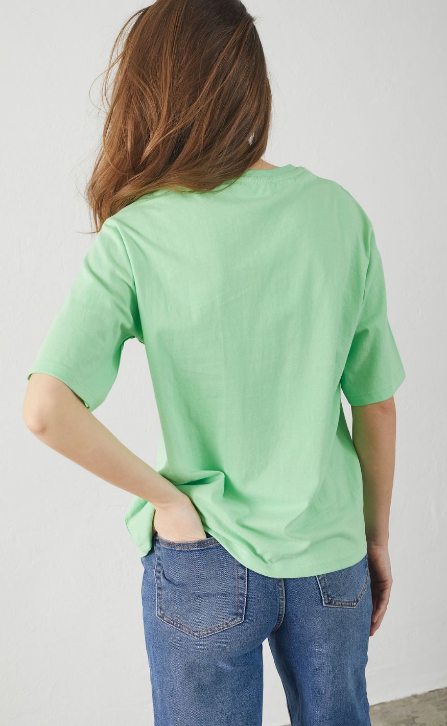 Sisters Point T-shirt - Heda Loose - Summer Green