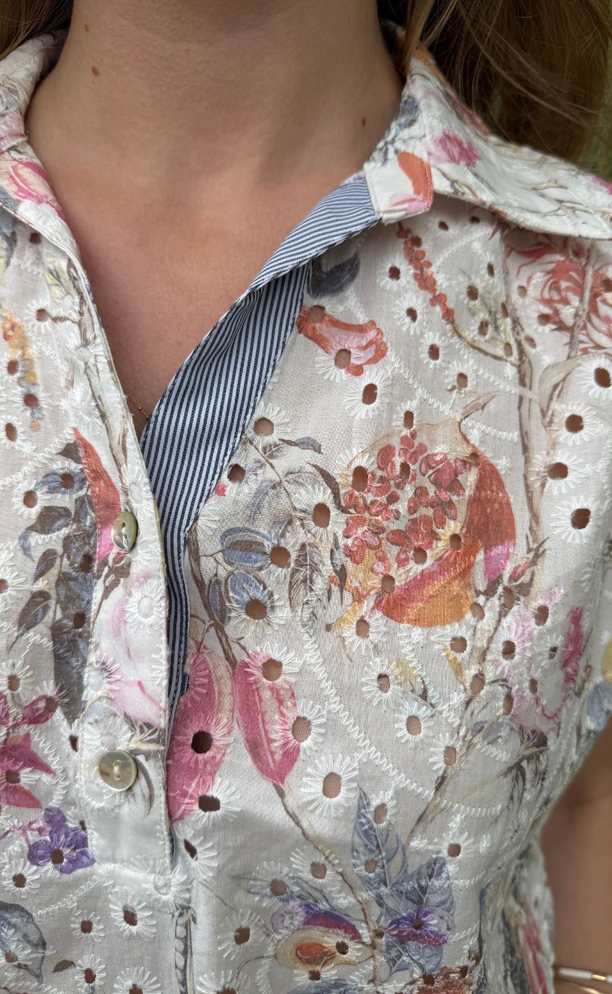 Continue Topp  - Mercy - Print Embrodery
