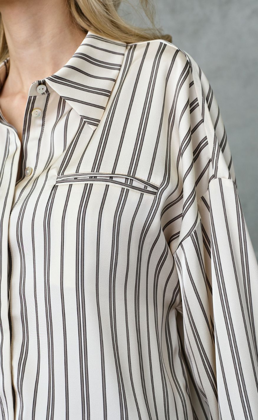 Love & Divine Skjorte - love1495-5 - Cream Stripes