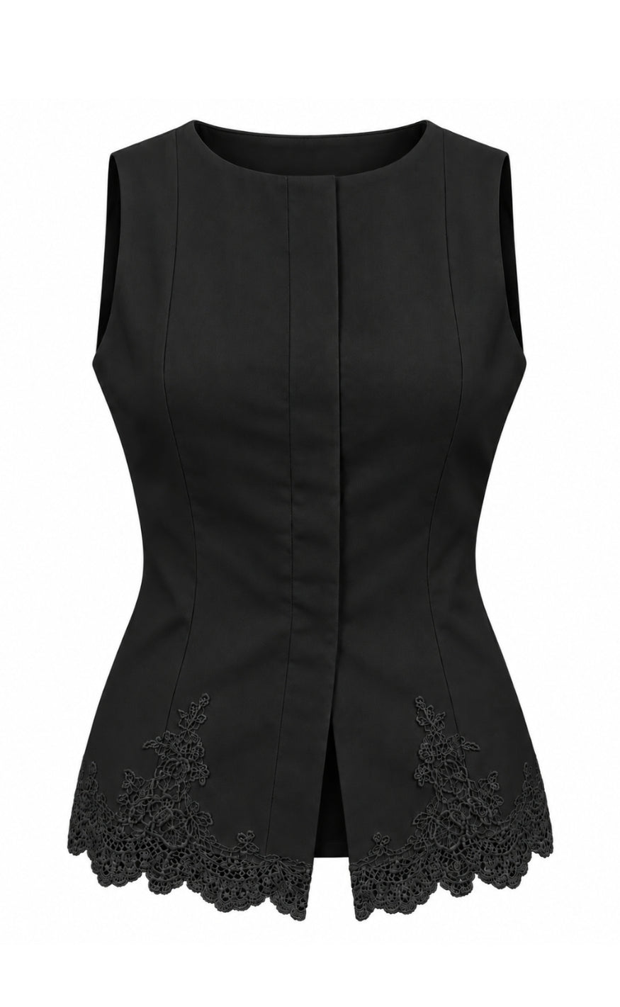 Say INA Copenhagen Vest - Liora - Black