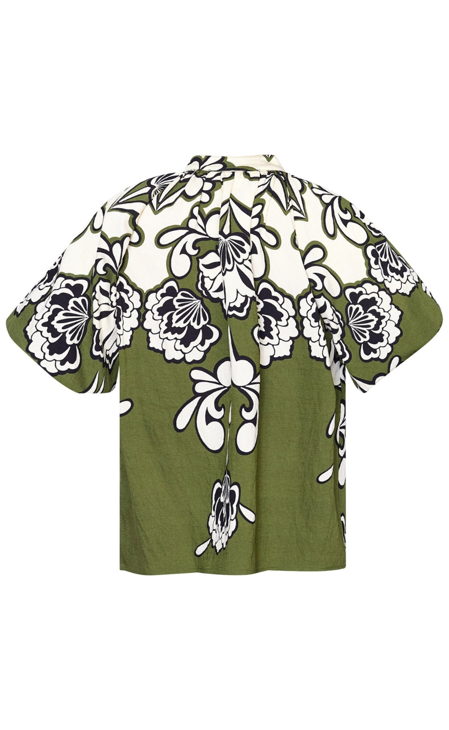 Sisters Point Topp - ELICE-SS2 - D. Olive Flower