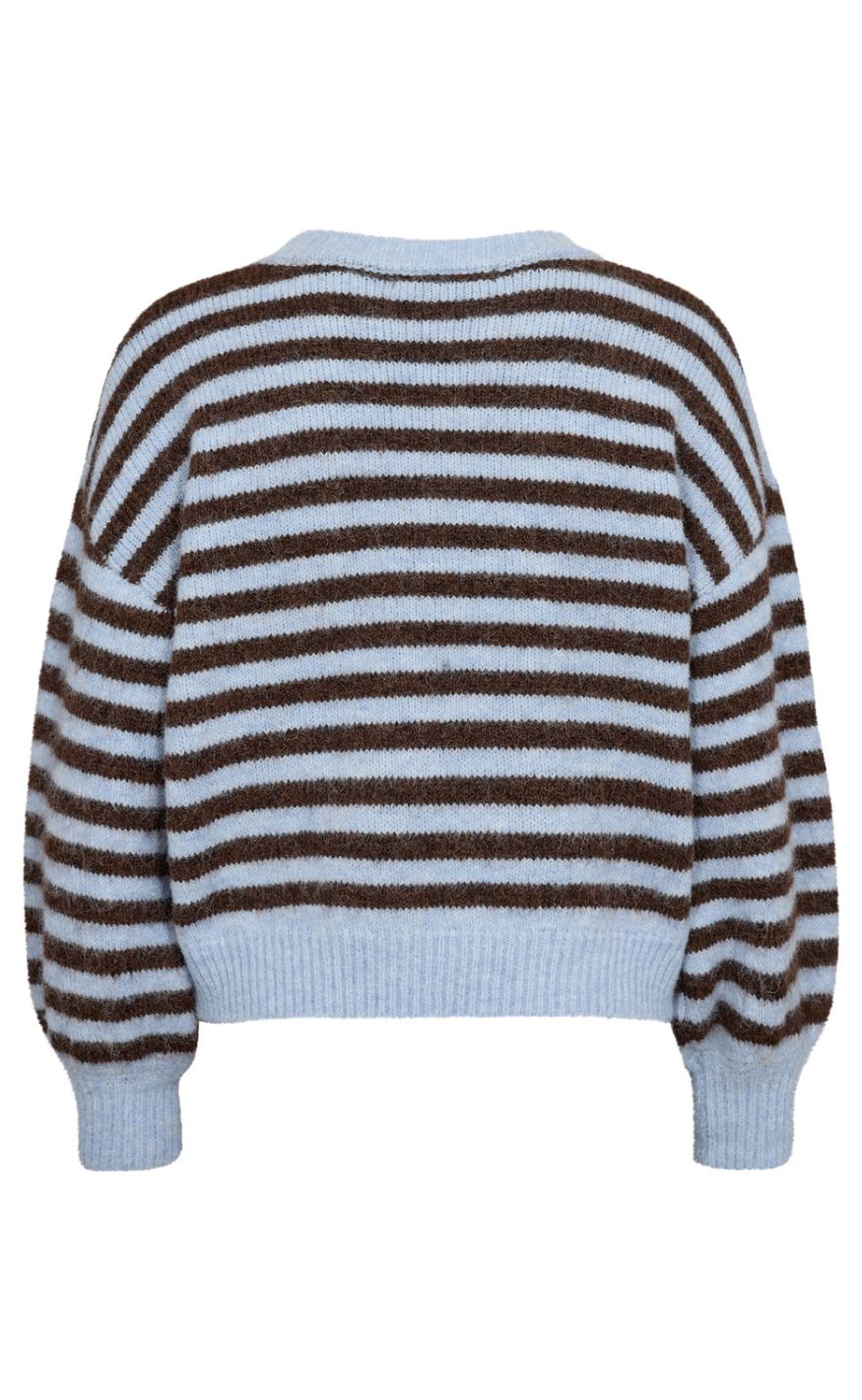 A-View Pullover - Elise - Brown/Blue