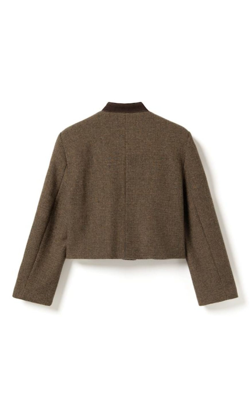 Noella Blazer - N-Nox - Evalina Brown Check