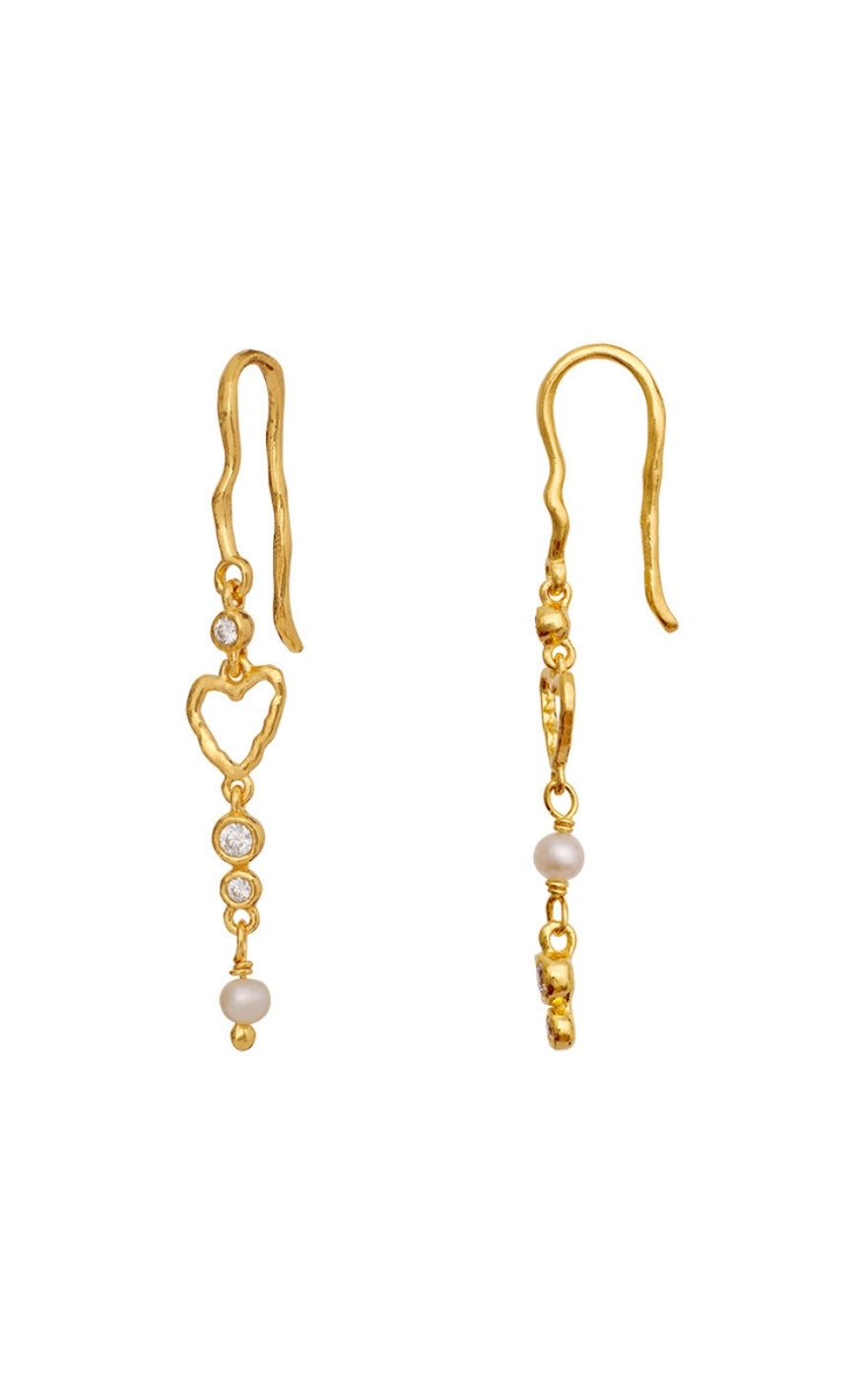 Maanesten Øreringer - Kali - Gold Colour