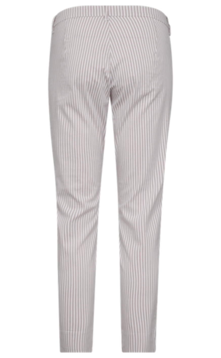 Freequent Bukser - Rex - Simply Taupe w. Star Off-white