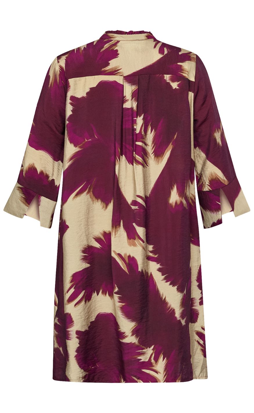 Love & Divine Kjole - Love622-24 - Bordeaux Leaf
