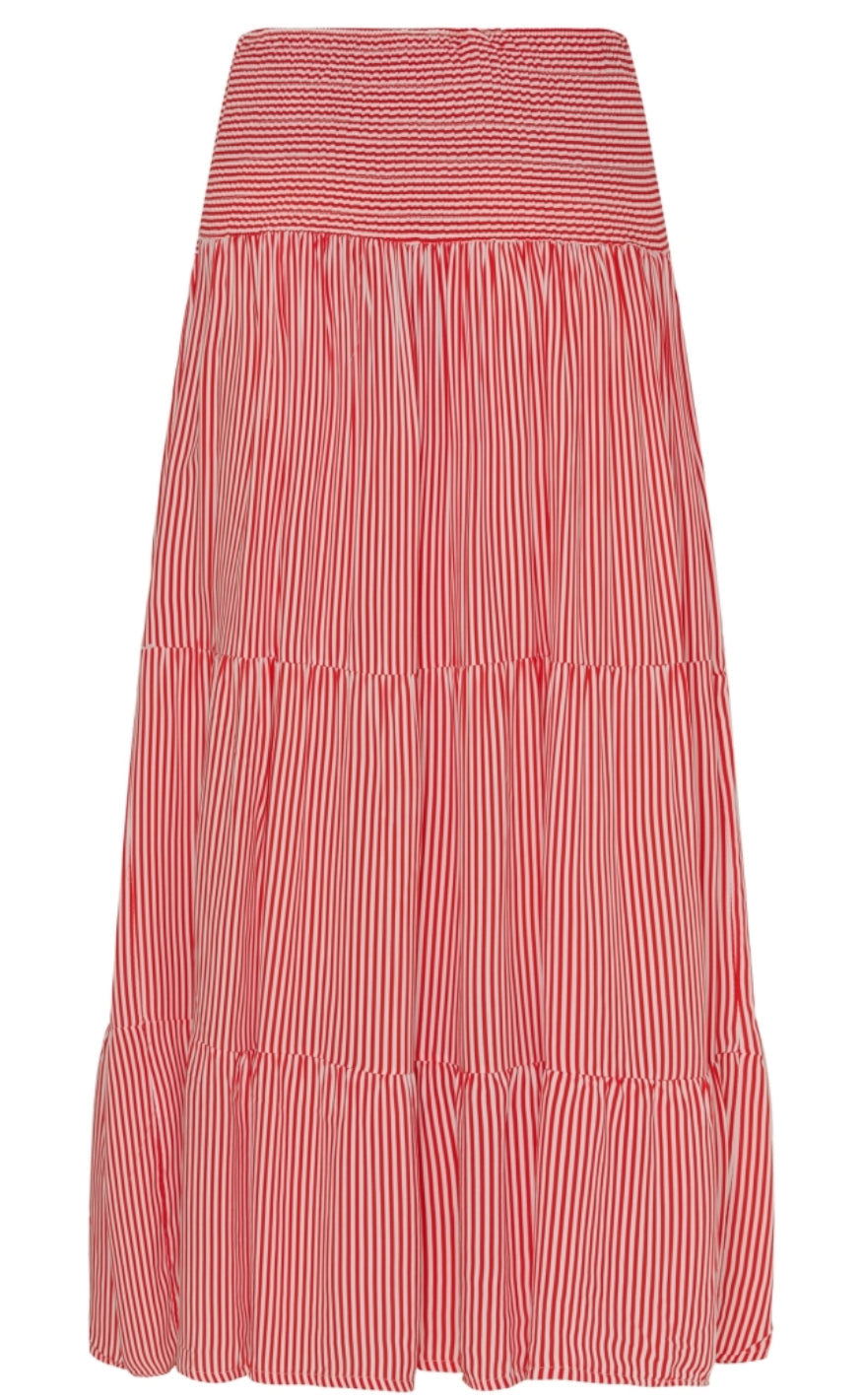Marta Du Chateau Skjørt - 5201/1487 - Print Red Stripe