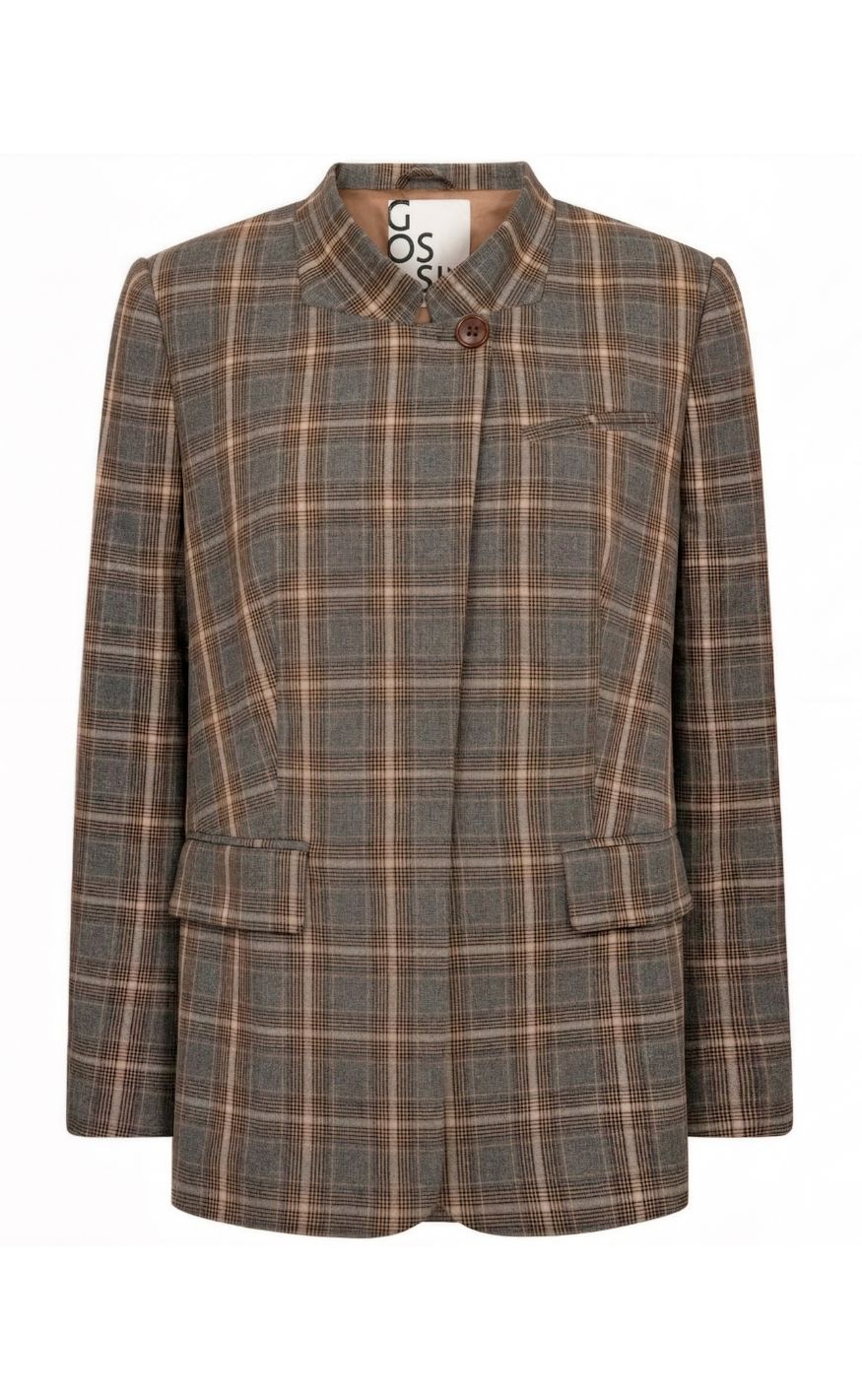 Gossia Blazer - Elli - Brown Checks