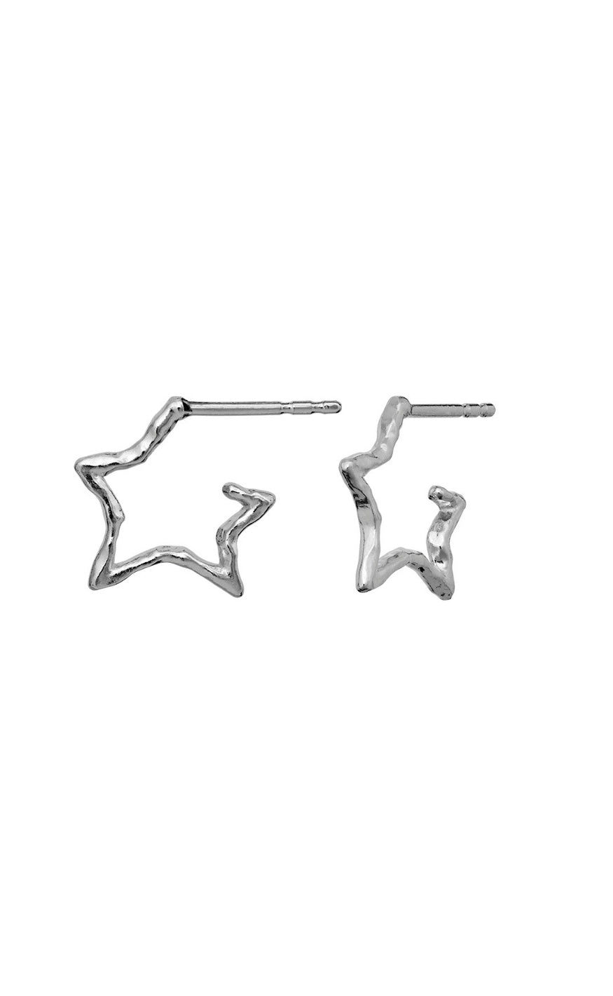 Maanesten Øreringer - Zara - Silver Colour