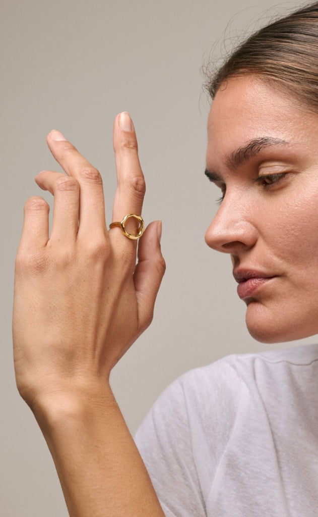 Enamel Copenhagen Ring - Miriam - Guld